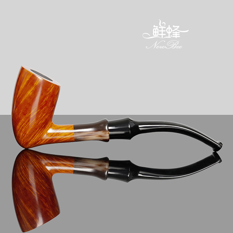 Vape Ring - MUXIANG Handmade Briar Tobacco Pipe Curved