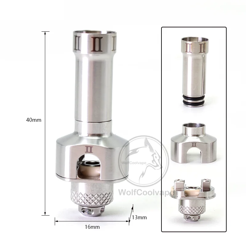 WOLFCOOLVAPE NT2U Style RBA Br - огляд і ціна Vaping Air