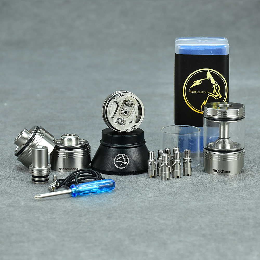 Wolfcoolvape Moka mtl RTA Rebu - огляд і ціна Vaping Air
