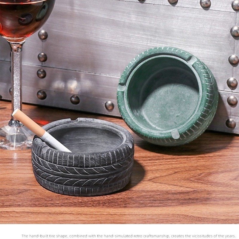 New Vintage Tire Shape Ashtray - огляд і ціна Vape Decoration