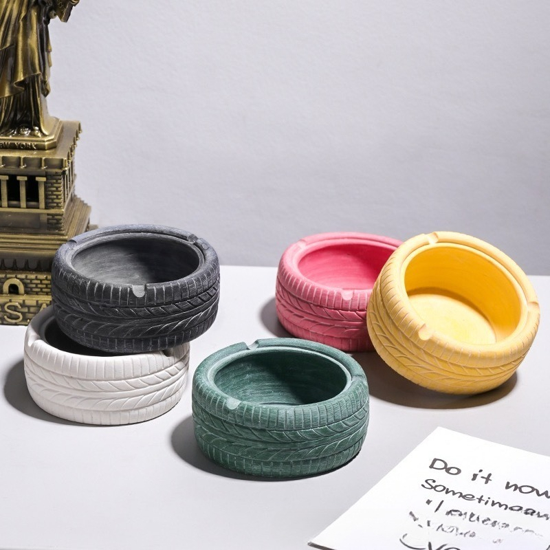 New Vintage Tire Shape Ashtray - огляд і ціна Vape Decoration