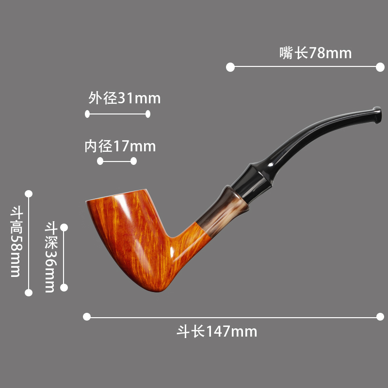 MUXIANG Handmade Briar Tobacco - огляд і ціна Vape Ring